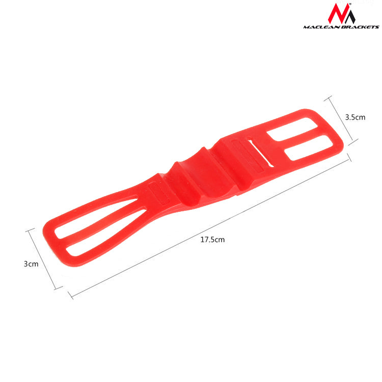 Uniwersalny Uchwyt rowerowy Flex czerwony Maclean MC-770R