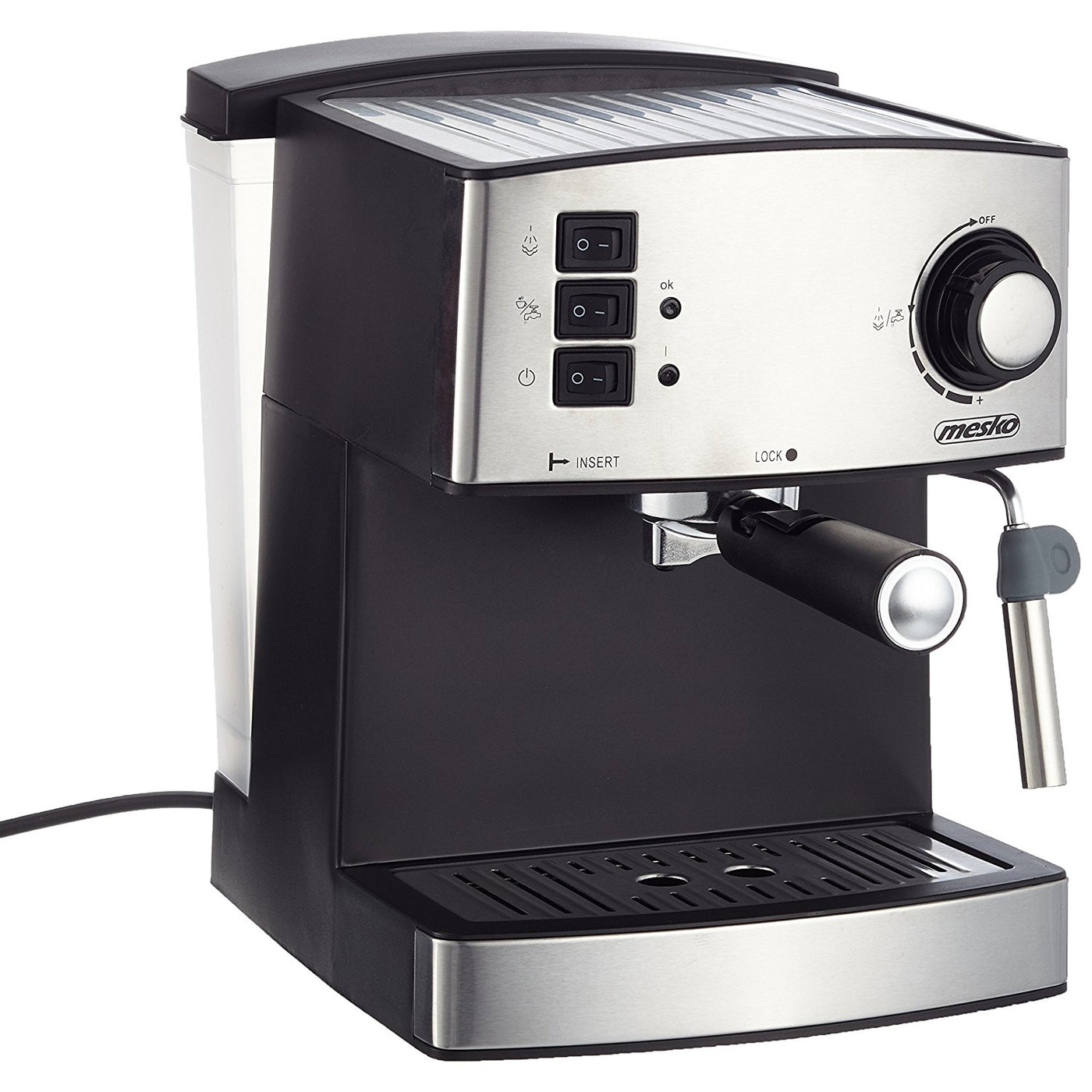 Ekspres ciśnieniowy 15 bar Mesko MS 4403 espresso cappuccino