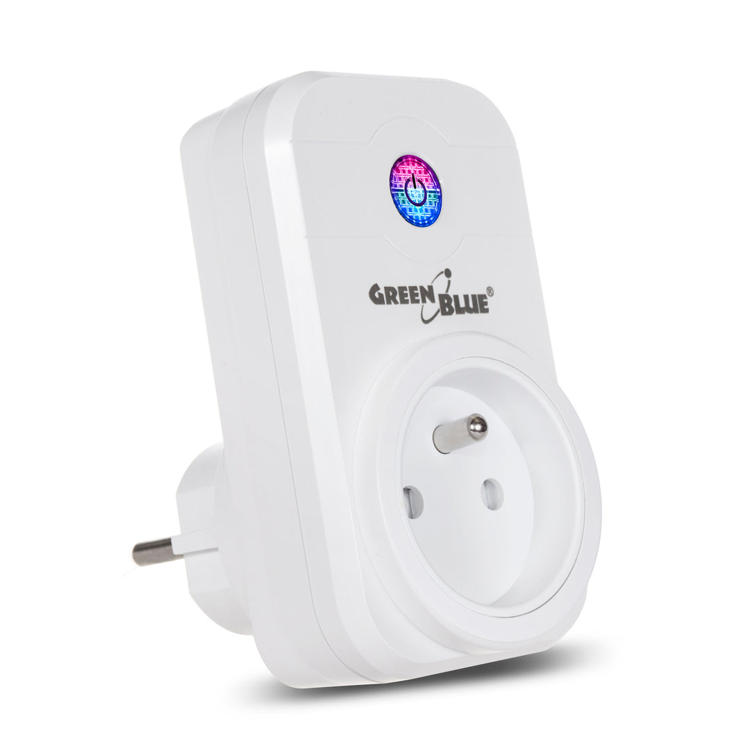 Zdalnie sterowane gniazdko WiFi Android iOS Alexa Google Home GreenBlue GB155