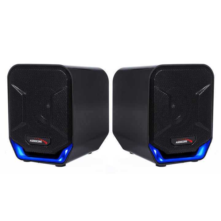 Głośniki komputerowe 6W USB Blue&Black Audiocore AC865 B