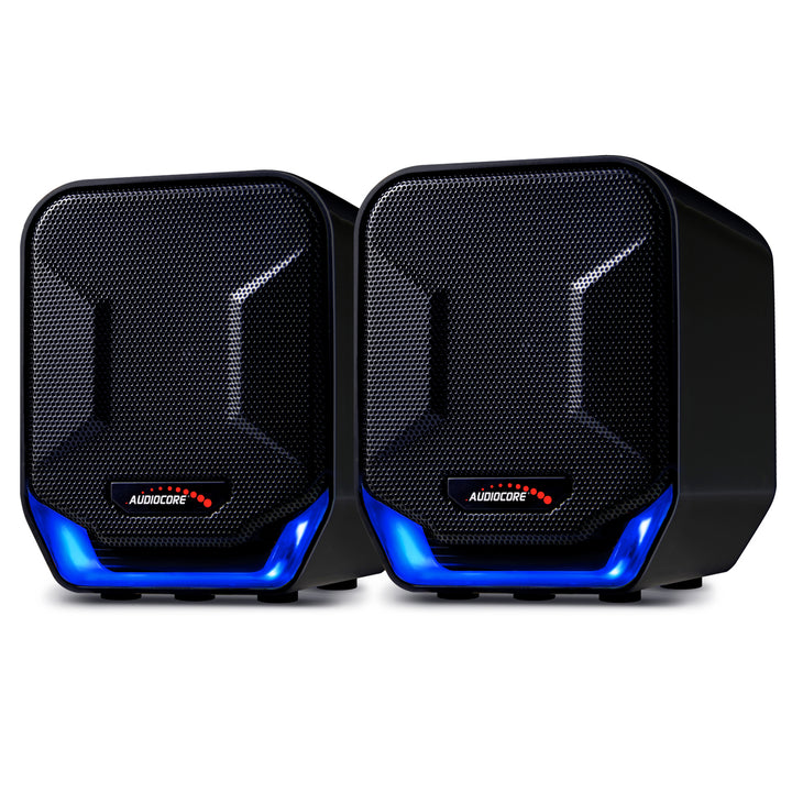 Głośniki komputerowe 6W USB Blue&Black Audiocore AC865 B