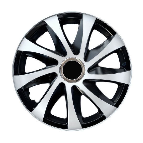 Kołpaki uniwersalne 16" NRM DRIFT Extra white/black 4 sztuki