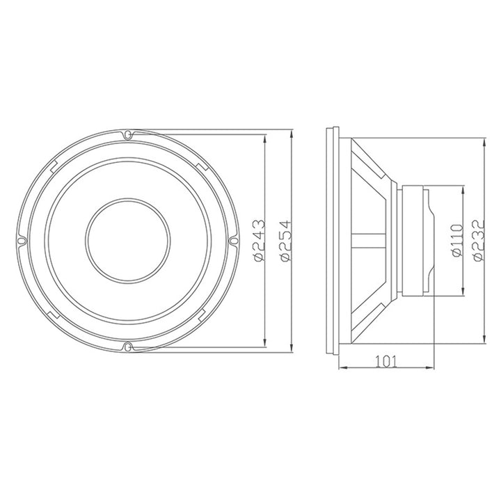 Blow B-250 200W 8Ohm 10"