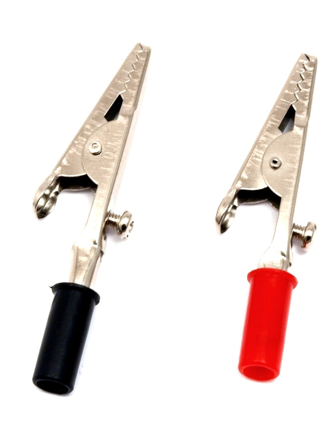 Krokodylek z gniazdem banan czerwony i czarny - komplet zawiera 2 sztuki