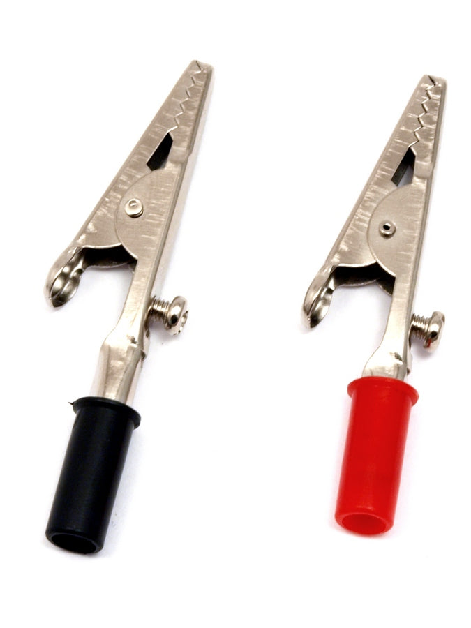 Krokodylek z gniazdem banan czerwony i czarny - komplet zawiera 2 sztuki