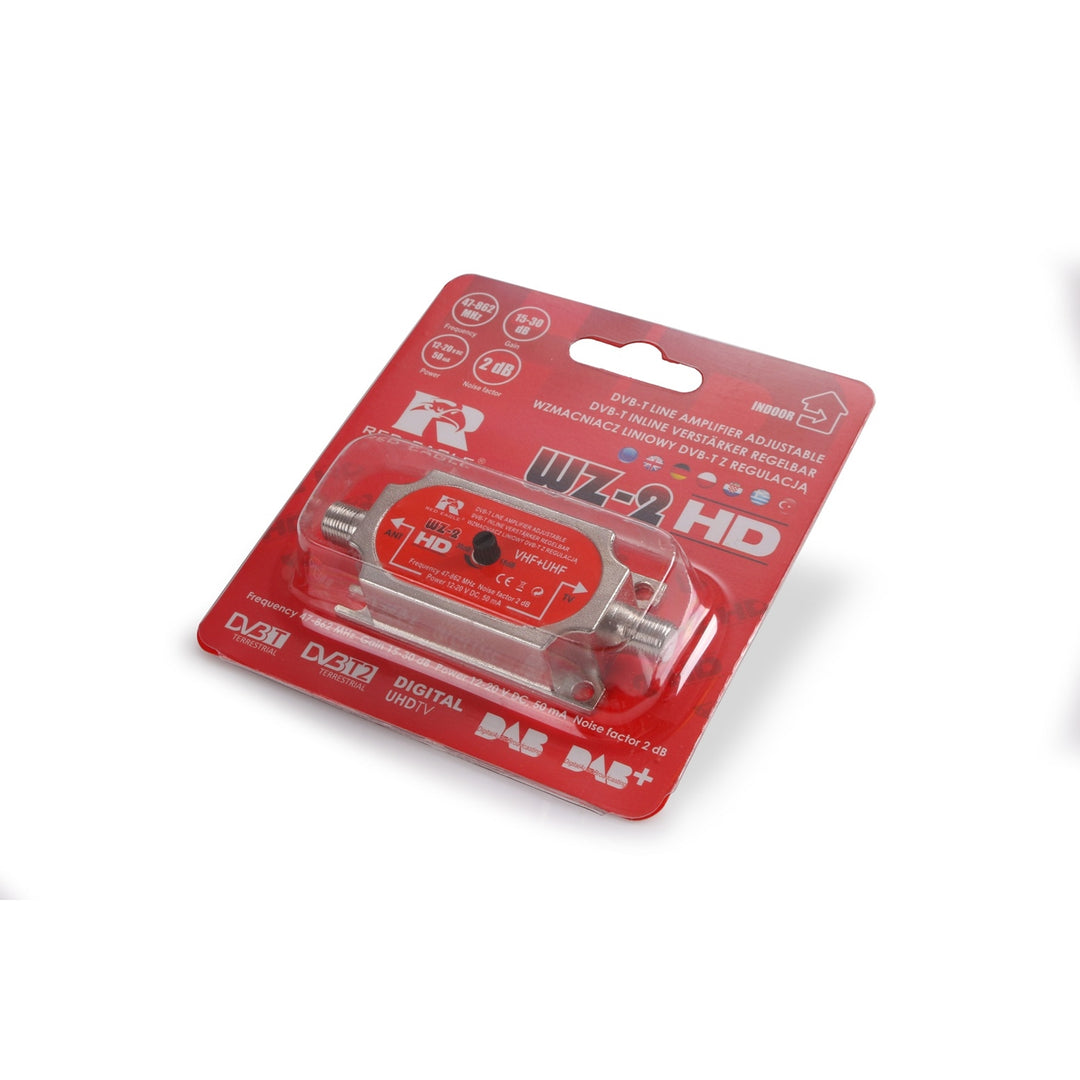 Wzmacniacz antenowy liniowy regulowany Red Eagle WZ-2
