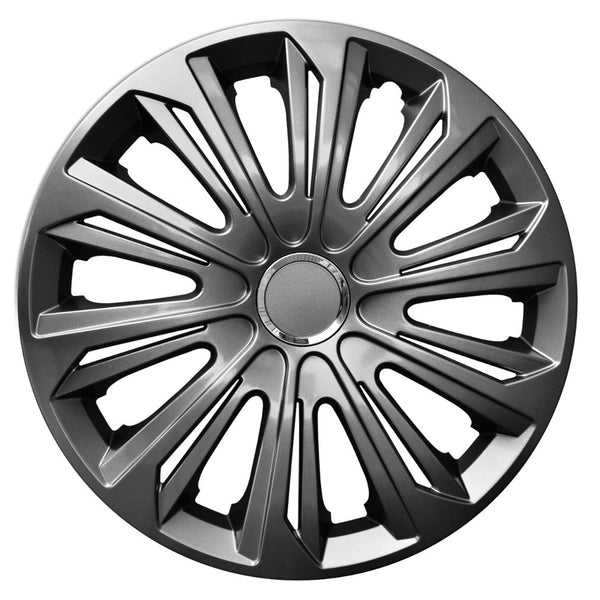 Kołpaki uniwersalne 15" NRM STRONG grafit lakierowany 4 sztuki