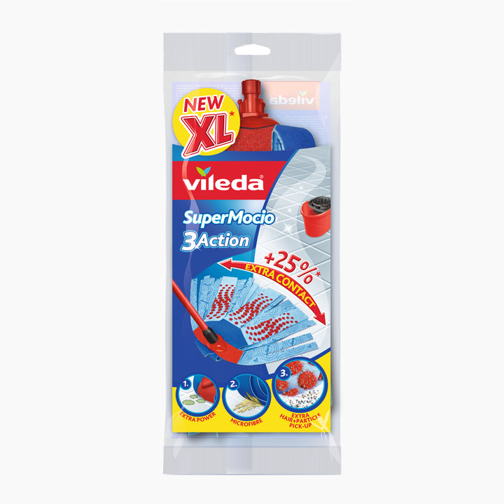 Wkład do mopa Vileda Super Mocio 3Action Velour jakość