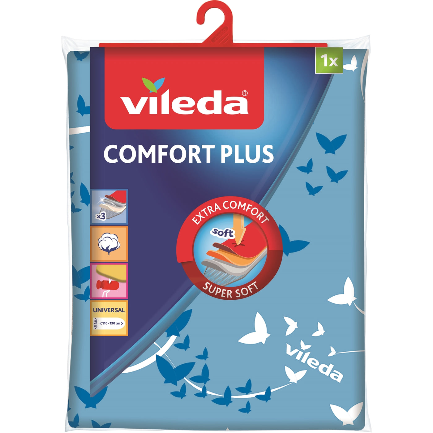 VILEDA Pokrowiec na deske prasowania Comfort Plus +