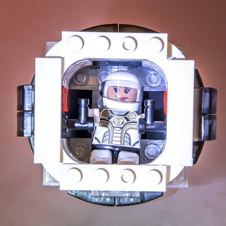 Klocki świecące LED Laser Pegs Mars Rocket zestaw 580 klocków