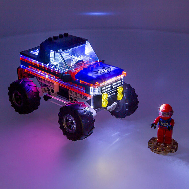 Klocki świecące LED Laser Pegs The BeastMonster Truck