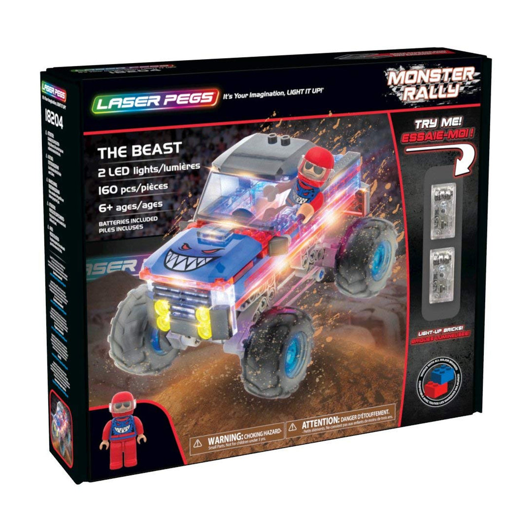 Klocki świecące LED Laser Pegs The BeastMonster Truck