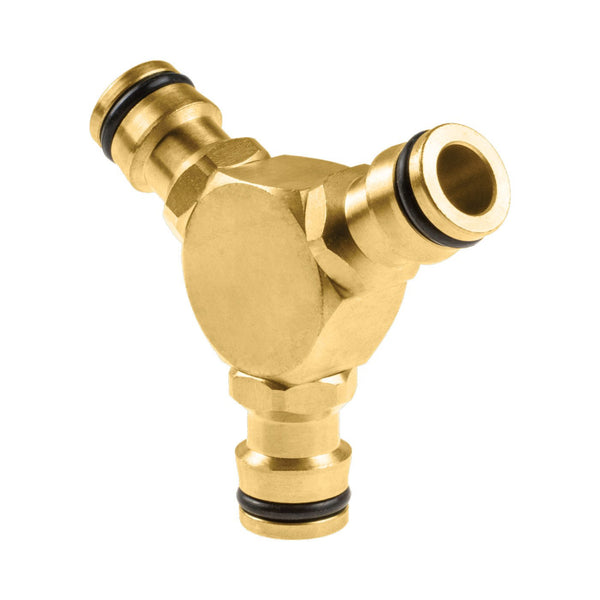 Łącznik trójnik mosiężny 52-845 CELLFAST BRASS mosiądz