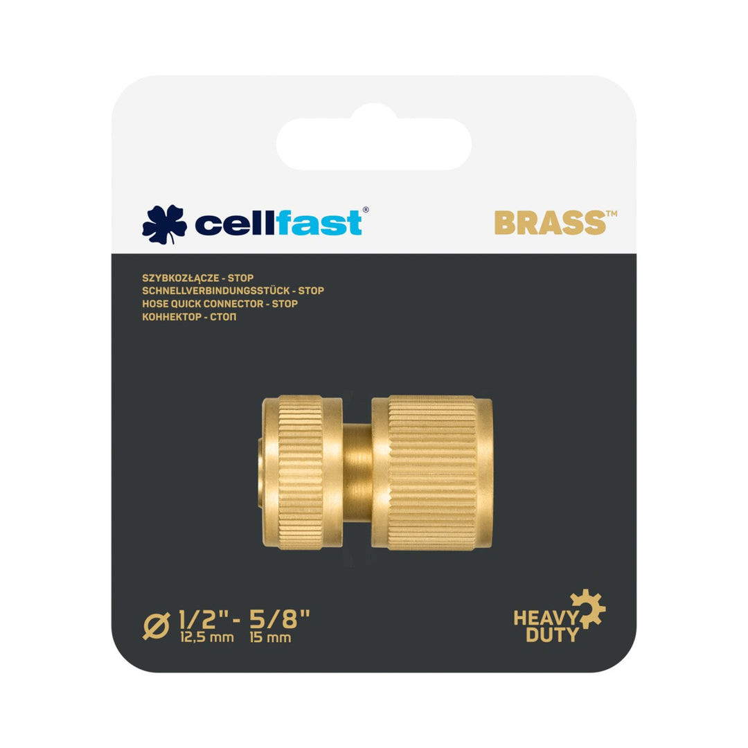 Szybkozłącze stop Cellfast BRASS 1/2" 52-820 mosiądz