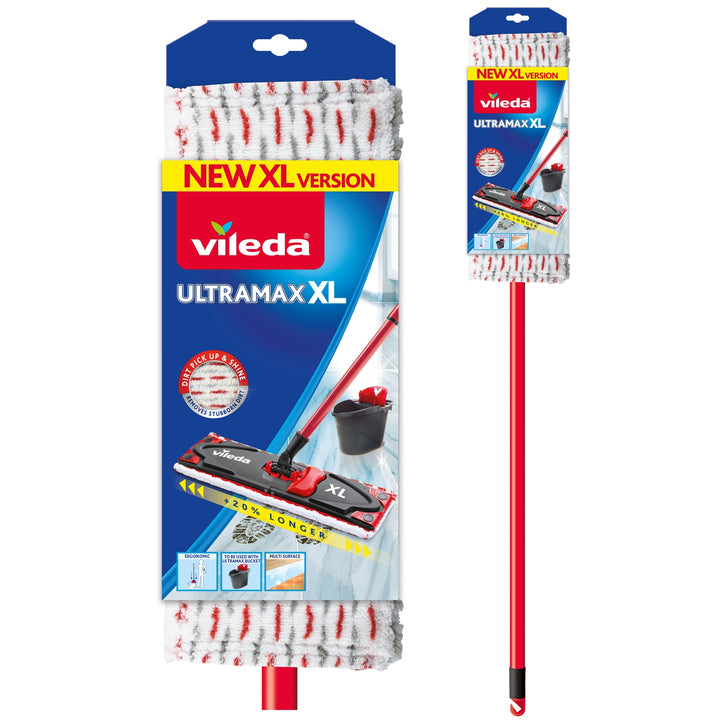 VILEDA Mop Płaski kij teleskopowy ULTRAMAX XL 42CM