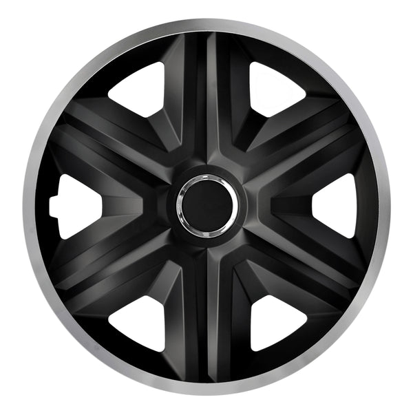 Kołpaki uniwersalne 15" NRM FAST LUX silver 4 sztuki
