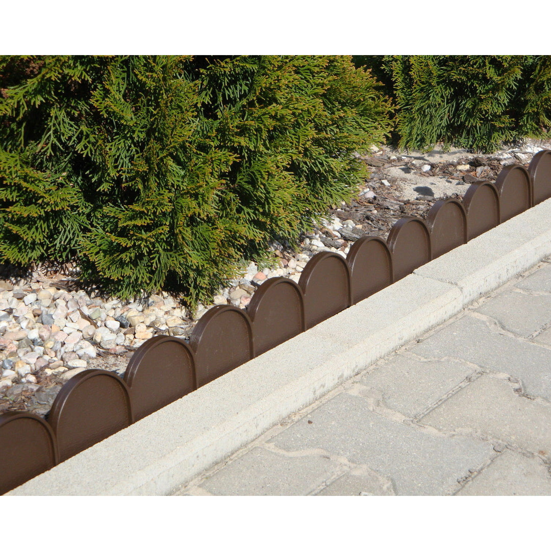 Obrzeże ogrodowe Garden Line IKRA 10m cemno brązowy