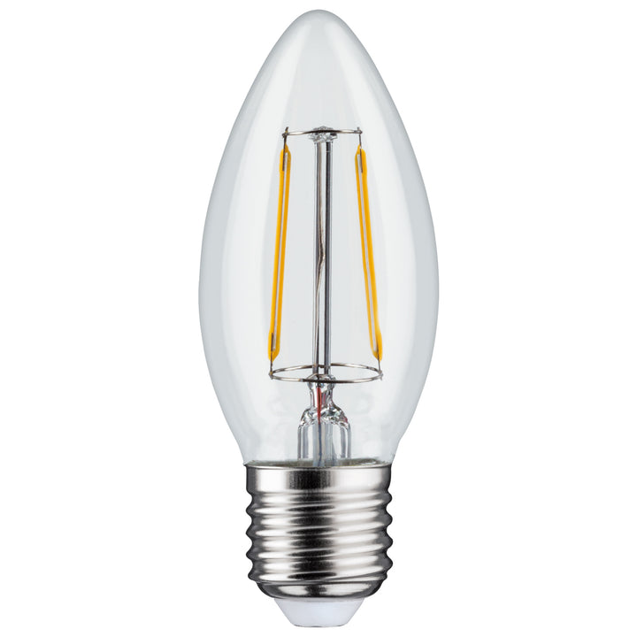 Żarówka filamentowa LED E27, 6W 230V Maclean Energy MCE265 WW ciepła biała 3000K 600lm retro edison ozdobna świeczka