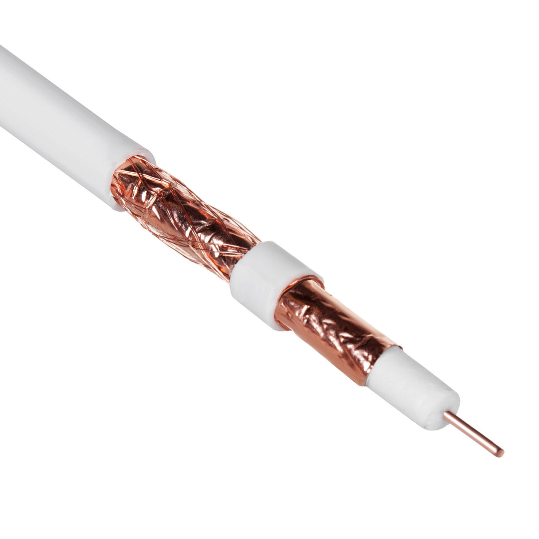 Kabel przewód koncentryczny satelitarny RG6 25M Maclean MCTV-470 1.02CU+4.8FPE+CU/P+32*0.12CU+6.8PVC