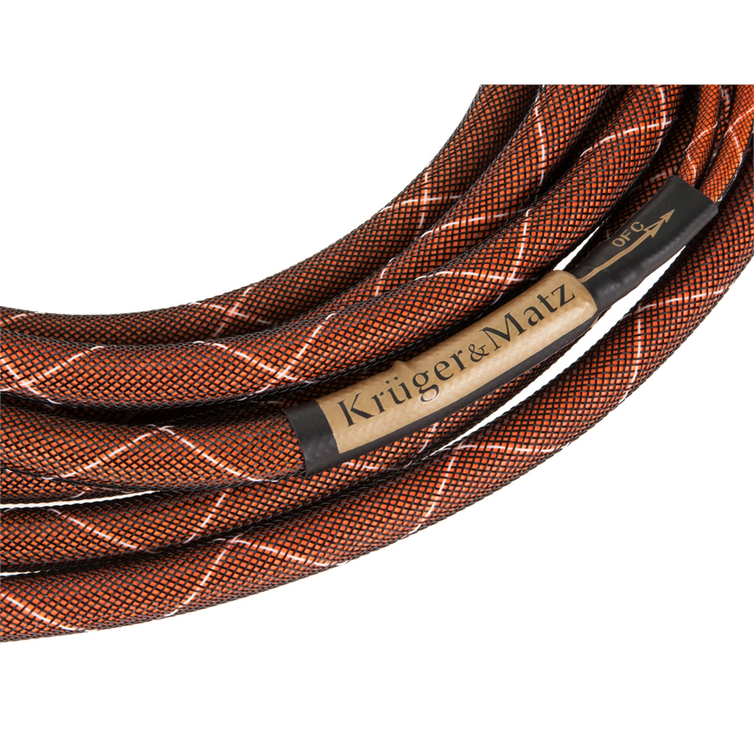 Kabel  głośnikowy  3.0m  Kruger&Matz (wtyki banan)