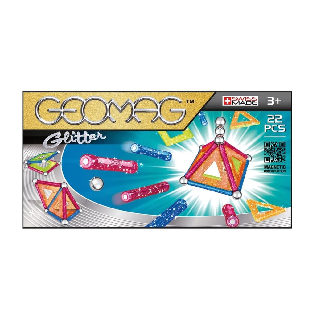 Klocki magnetyczne Geomag Glitter 22 elementy GEO-530