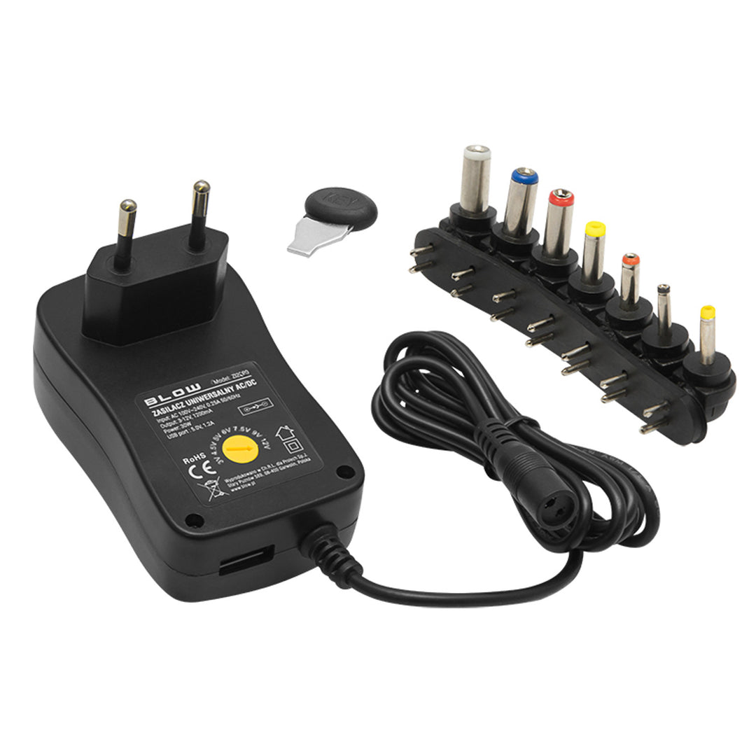 Zasilacz impulsowy regulowany 3-12V 2A 30W ZI2000 Blow