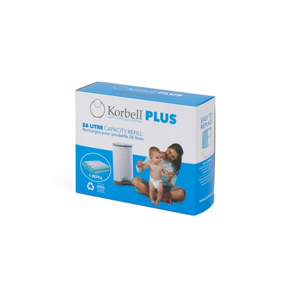 Korbell wkład do pojemnika na pieluchy 26 litrów 3-pack