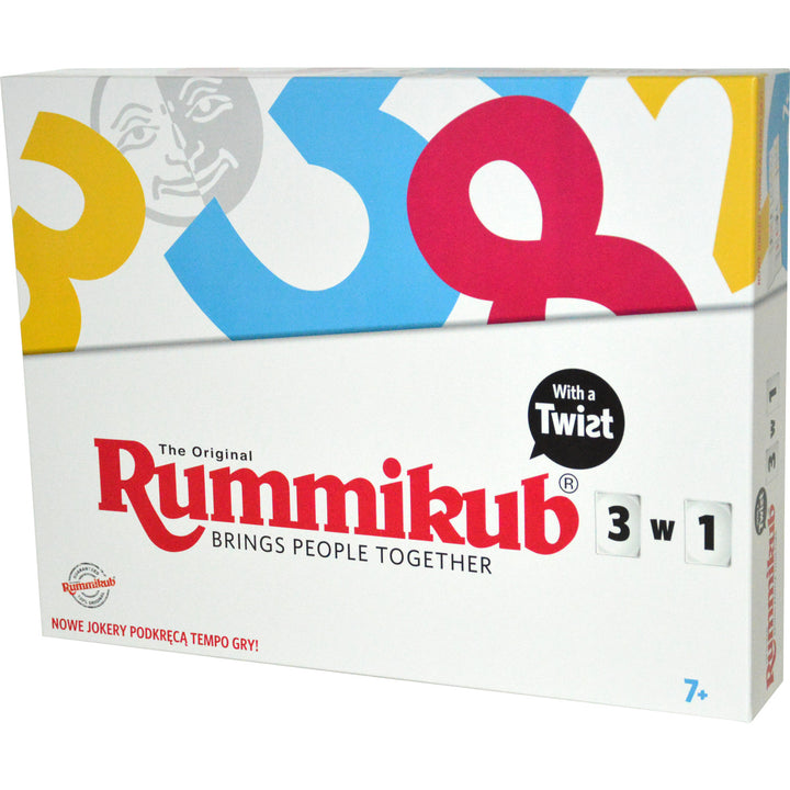 Gra planszowa Rummikub 3w1 - Standard, Twist oraz Expert
