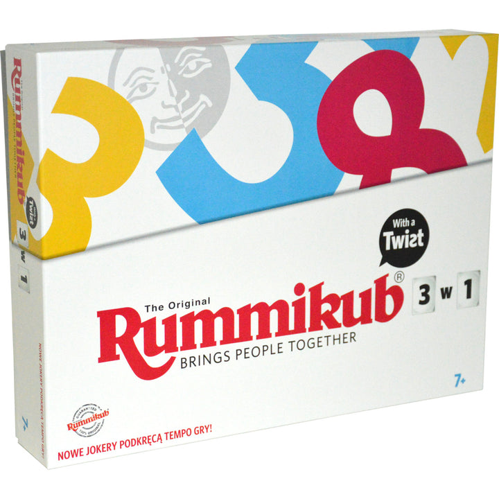 Gra planszowa Rummikub 3w1 - Standard, Twist oraz Expert