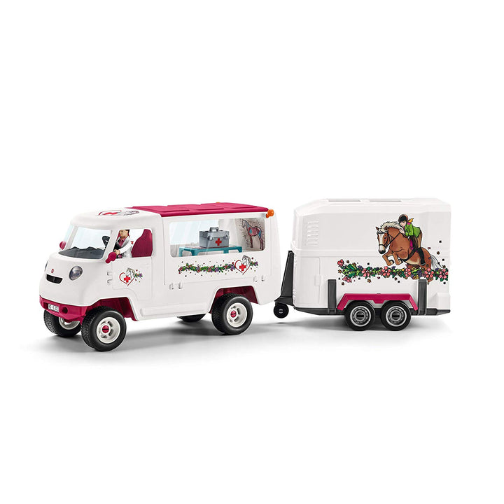 Schleich 42370 - Mobilna Lecznica Dla Zwierząt Rozwiń swoje przygody