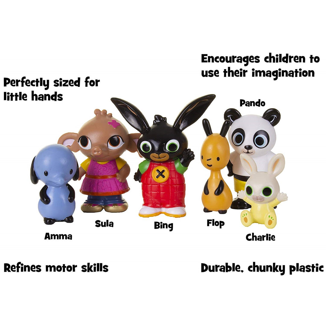 Acamar films bing & friends 6 figurek gift set zestaw 6 figurek z bajki Bing