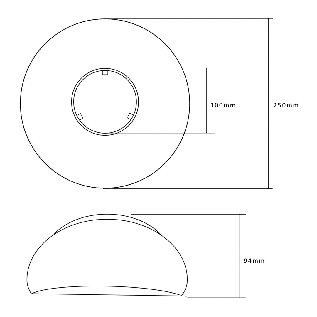 Klosz/odbłyśnik Maclean Energy MCE415 do magazynowych żarówek LED 30W - MCE261 CW, materiał: PC