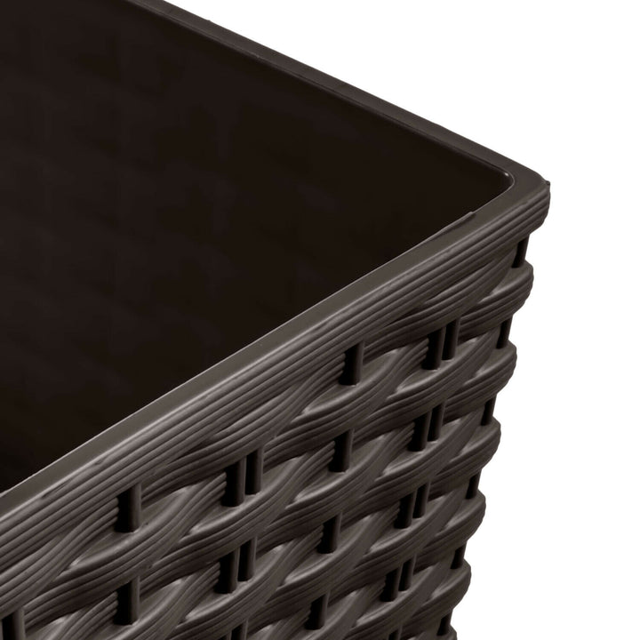 Doniczka z wkładem Rato Low DRTS200L-440U - kolor umbra