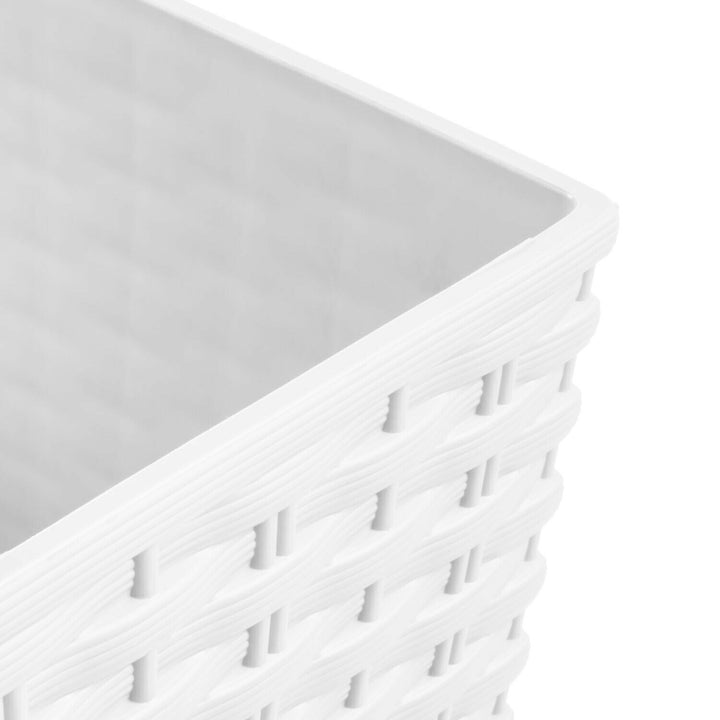 Doniczka z wkładem Prosperplast Rato Square DRTS325-S449 - kolor biały