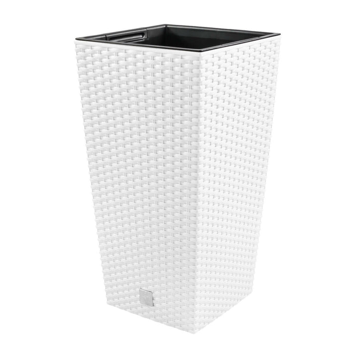 Doniczka z wkładem Prosperplast Rato Square DRTS325-S449 - kolor biały