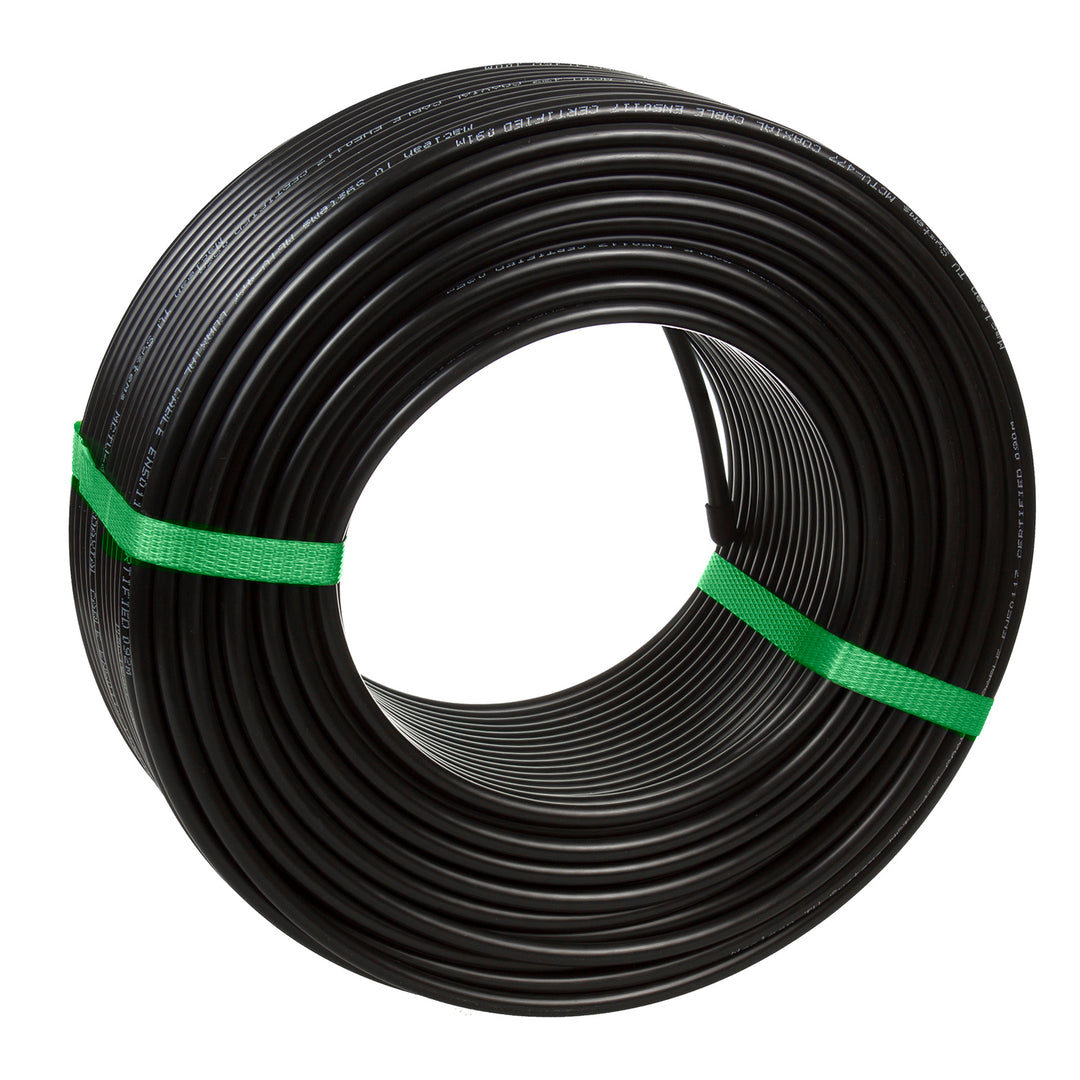 Kabel przewód koncentryczny żelowany satelitarny RG6 100M Maclean MCTV-477 1.0CU+4.6FPE+AL/P+96*0.12AL+6.8PE
