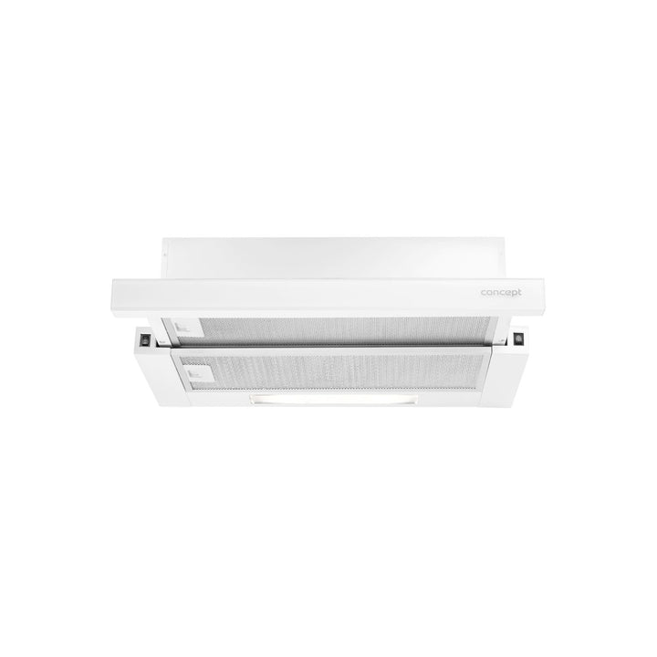Okap wysuwany do zabudowy 60cm Concept OPV3560WH - kolor biały