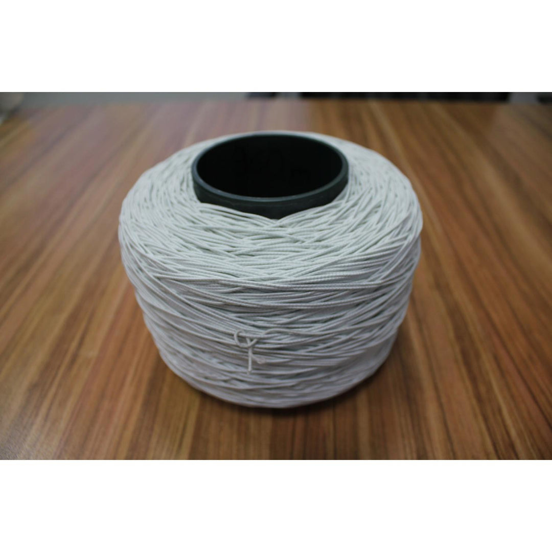 Gumka do maseczek biała 1-żyłowa w oplocie 960m 2mm