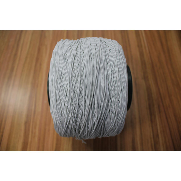 Gumka do maseczek biała 1-żyłowa w oplocie 960m 2mm