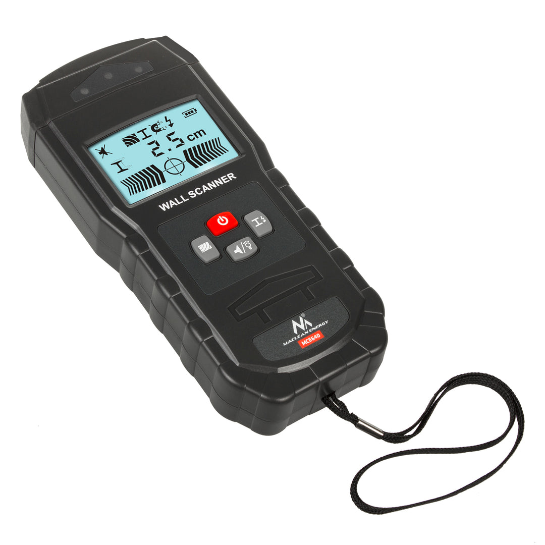 Detektor lokalizator wykrywacz kabli, metalu w ścianach Maclean Energy MCE640