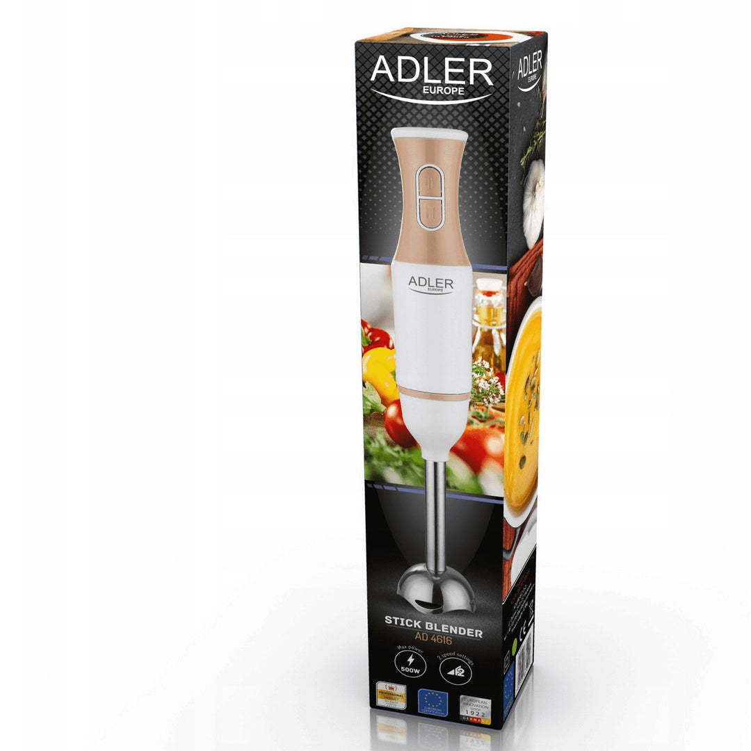 Profesjonalny blender ręczny Adler AD 4616, silnik o mocy 500W