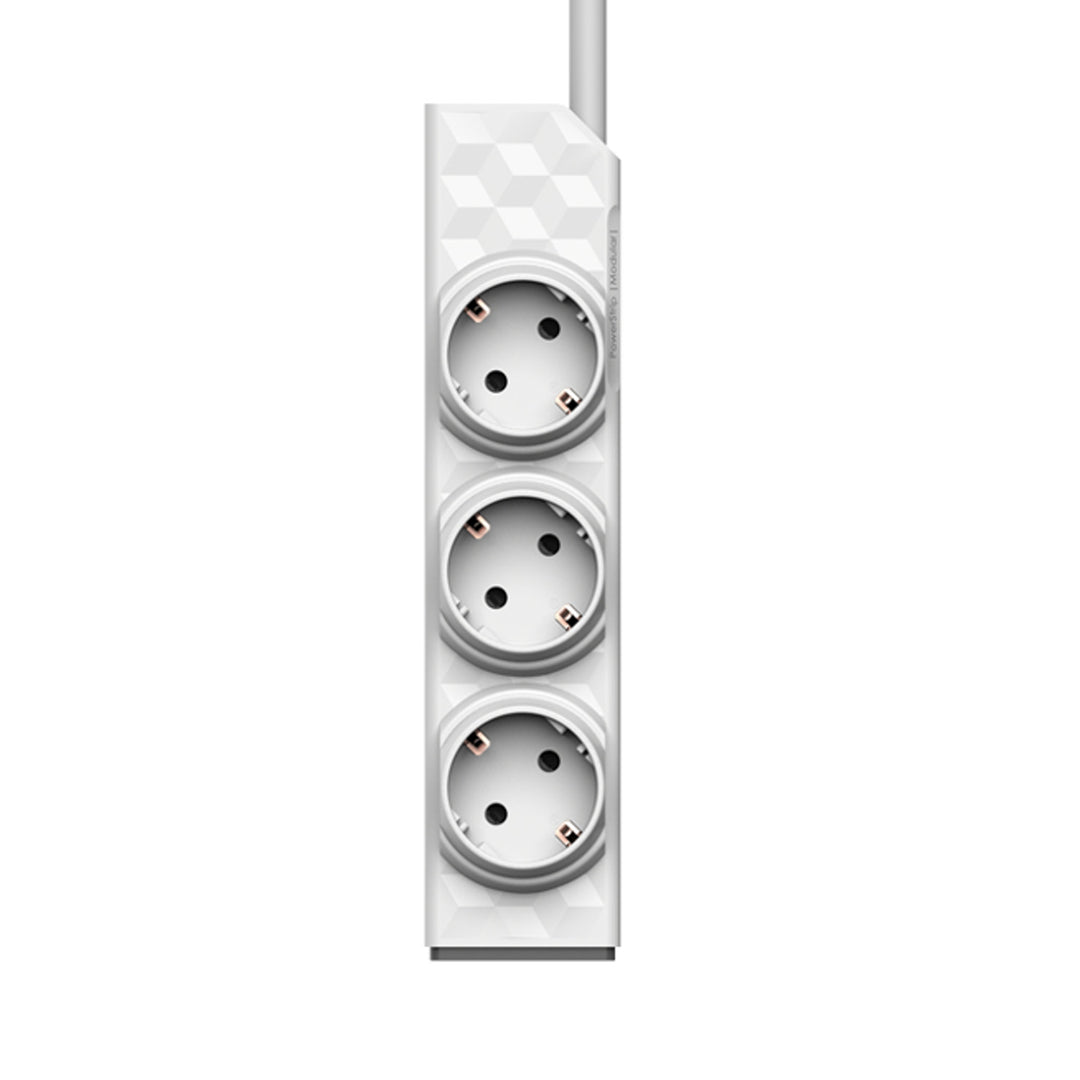 Listwa modułowa Allocacoc PowerStrip Modular z wyłącznikiem, gniazda typu F