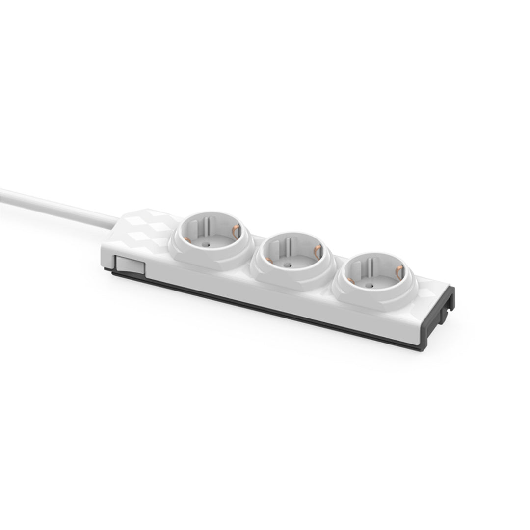 Listwa modułowa Allocacoc PowerStrip Modular z wyłącznikiem, gniazda typu F