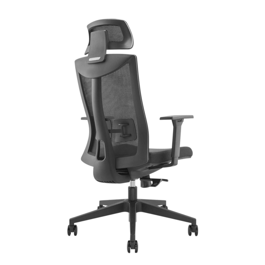 Krzesło biurowe ergonomiczne premium z wysokim oparciem Ergo Office, max 150kg, ER-414