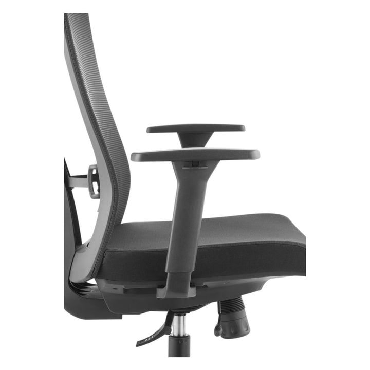 Krzesło biurowe ergonomiczne premium z wysokim oparciem Ergo Office, max 150kg, ER-414