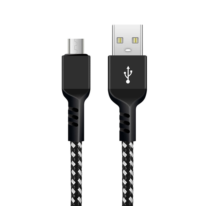 Kabel microUSB wspierający Fast Charge 2.4A Maclean Energy MCE473 czarny dł. 1m 5V/2.4A - przesył danych