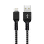Kabel lighting wspierający Fast Charge 2.4A Maclean Energy MCE472 czarny dł. 1m 5V/2.4A - przesył danych