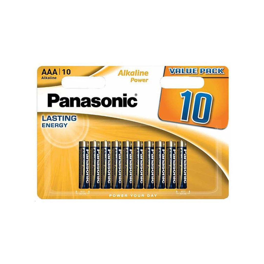 10 x AAA Baterie alkaliczne Panasonic 1.5V LR03 R03