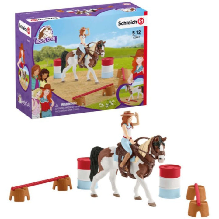 Schleich 42441 Horse Club - Zestaw do jazdy westernowej Hannah