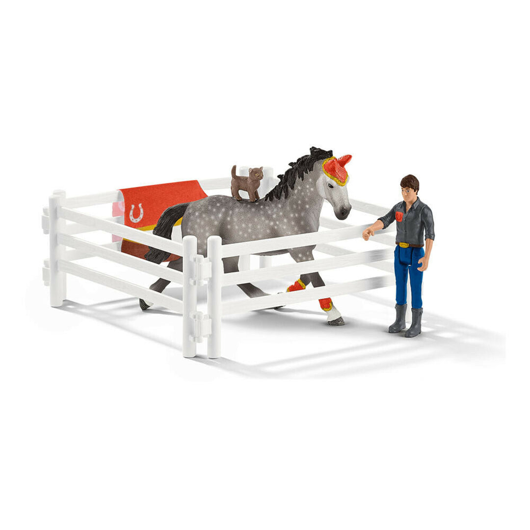 Schleich Horse Club 42443 Zestaw do woltyżerki konnej Mii